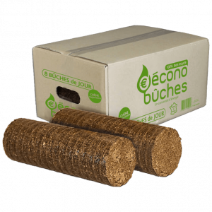 Bûches compressées de nuit – 1/2 palette de 480 kg - MODERNE BOIS